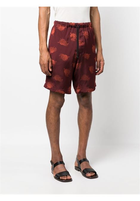 shorts in tessuto jaquard DRIES VAN NOTEN | Pantalone | PIPERI6369358